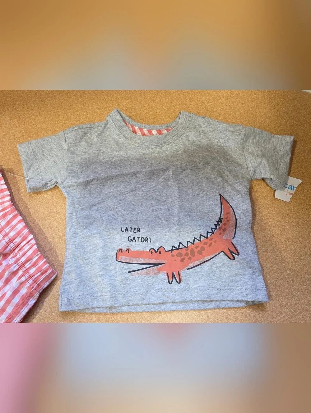 Carter's Infant Boys Size 6M 2 piece outfit  Later Gator BRAND NEW